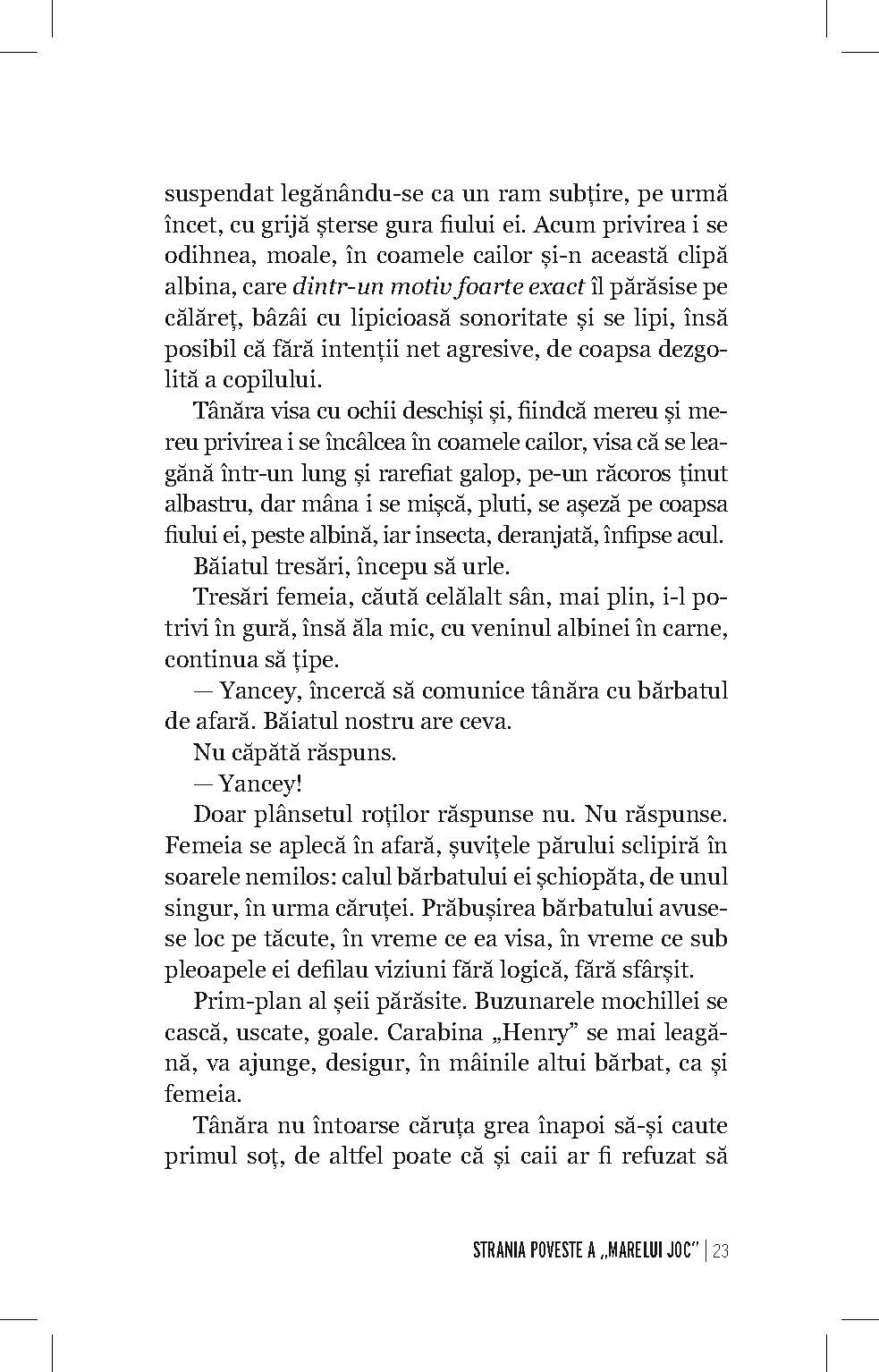 Strania Poveste a Marelui Joc - Publisol.ro