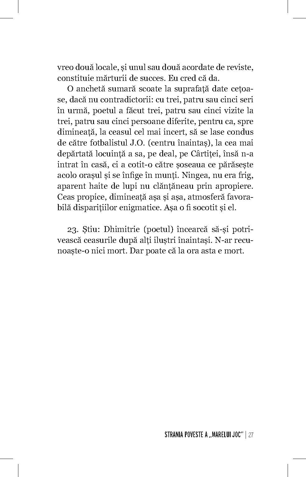 Strania Poveste a Marelui Joc - Publisol.ro