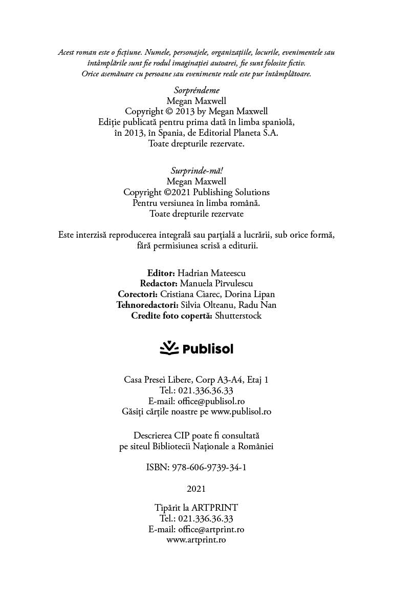 Surprinde-ma ! de Megan Maxwell - Publisol.ro