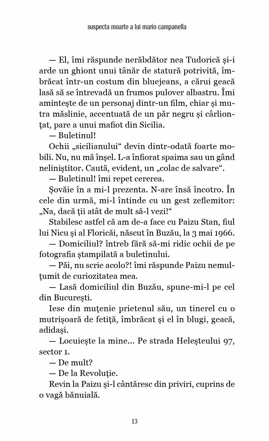 Suspecta moarte a lui Mario Campanella - Publisol.ro