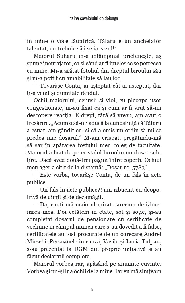 Taina Cavalerului De Dolenga - Publisol.ro