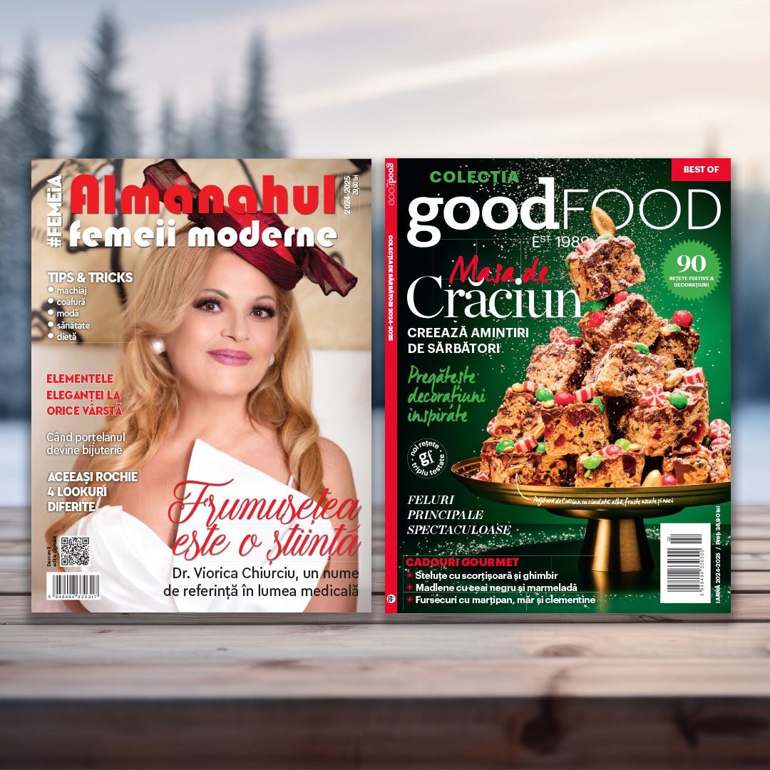 Creeaza amintiri de neuitat alaturi de editia festiva a revistei GOOD FOOD- Masa de Craciun si de ALMANAHUL FEMEII MODERNE! - Publisol.ro