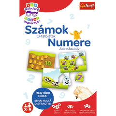 Joc educativ invata numerele micul explorator, Trefl