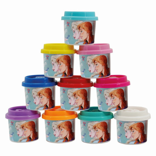 10 borcanase de plastilina frozen in punga de plastic, AS - Publisol.ro