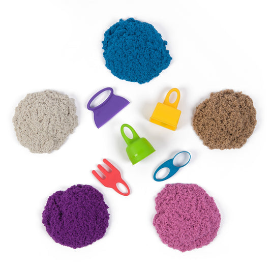 Kinetic Sand set geanta pentru plaja variety case