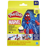 Play-doh marvel figurina flexibila cu accesorii spider man 10cm	, Hasbro
