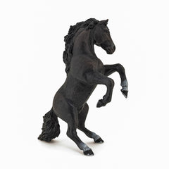 Papo figurina cal negru cabrat, Papo