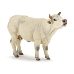 Papo figurina vaca charolais mugand, Papo