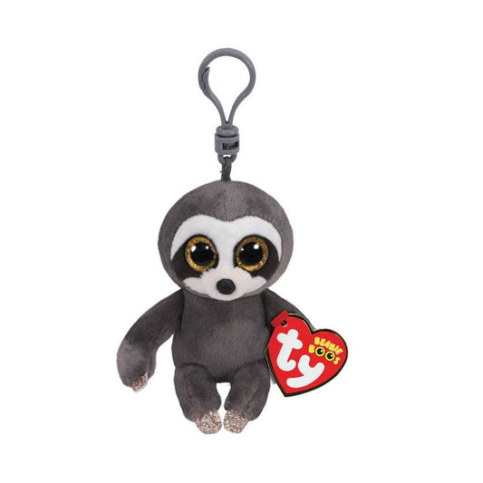 Plus breloc TY 8.5 cm boos dangler lenes gri