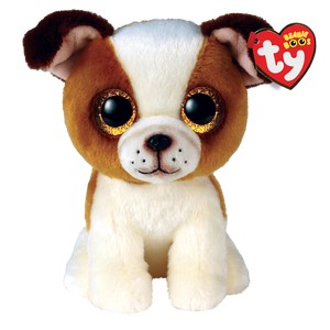 Plus TY 15 cm boos hugo catelus maro si alb