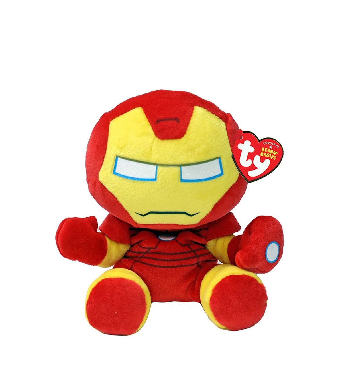 Plus ty 15cm beanie babies soft marvel iron man, TY