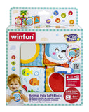 Winfun set 4 cuburi stivuibile din material textil, WINFUN