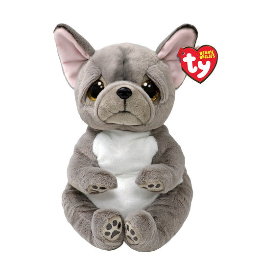 Plus TY 24 cm beanie bellies catelus gri wilfred