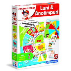 Joc educativ agerino invata lunile si anotimpurile, AS