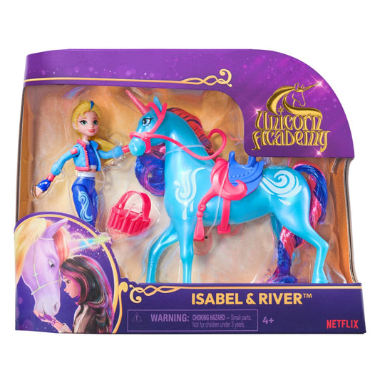 Unicorn Academy set unicorn river si papusa isabel