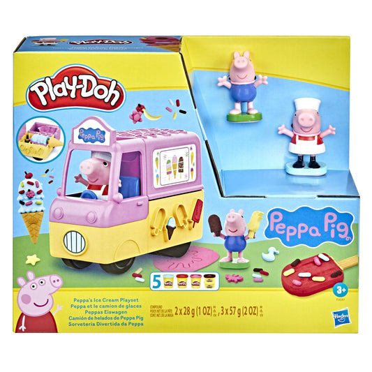 Play doh peppa pig si masina de inghetata, Hasbro