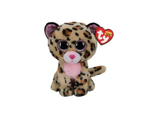 Plus ty 15cm leopard maro roz, TY