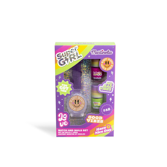 Martinelia super girl set ceas si 2 lacuri de unghii