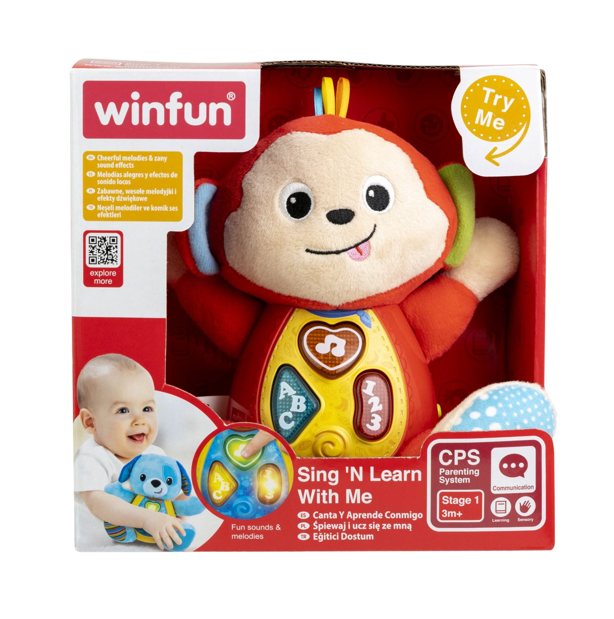 Winfun canta si invata cu maimutica, WINFUN