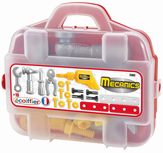 Ecoiffier set instrumente mecanic cu 20 piese