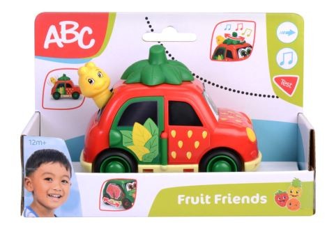 Abc fruit friends masinuta capsuna 12  cm