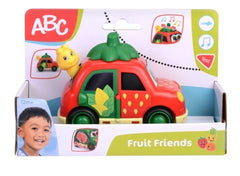 Abc fruit friends masinuta capsuna 12  cm