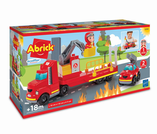 Ecoiffier abrick camion de pompieri