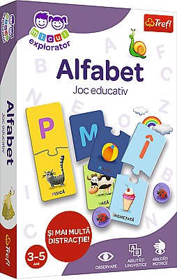 Joc educativ alfabetul micul explorator, Trefl