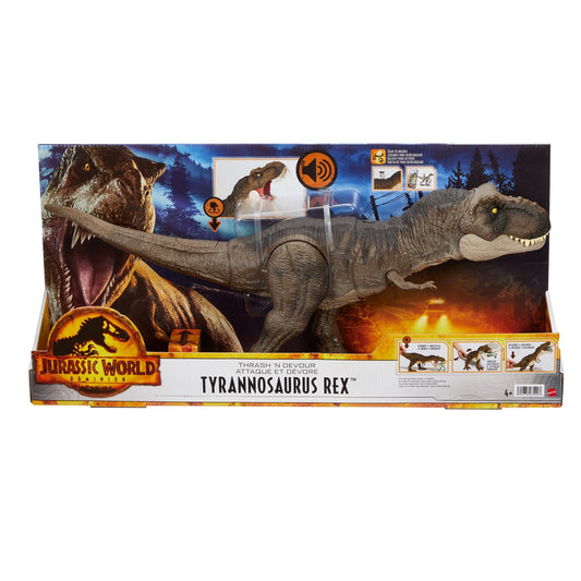 Jurassic world thrash n devour dinozaur tyrannosaurus rex, Mattel