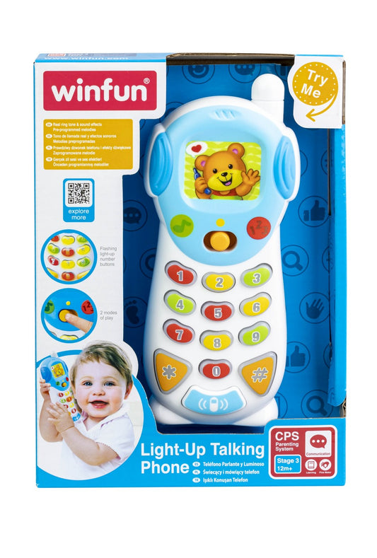 Winfun telefon cu sunete si lumini, WINFUN