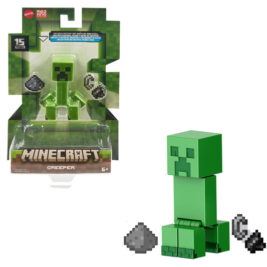 Minecraft craft a block figurina creeper 8 cm