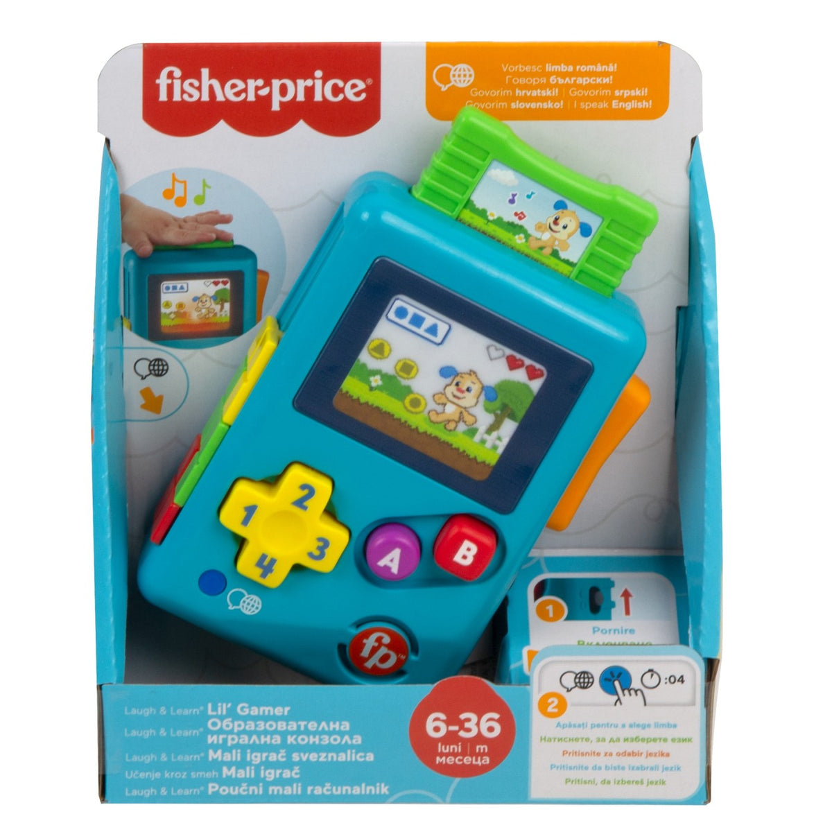 Fisher price laugh&learn consola de joc interactiva in limba romana, Mattel