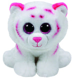 Plus ty 24cm beanie babies tabor tigru alb roz, TY