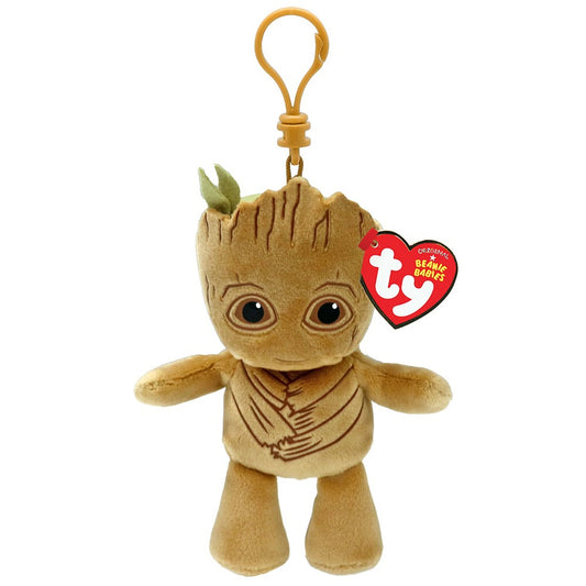 Plus breloc TY 8.5 cm beanie babies Marvel groot
