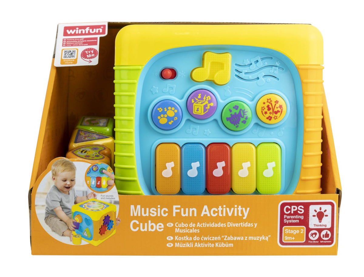 Winfun cub pentru activitati cu sunete, WINFUN