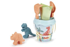 Ecoiffier  set galeata dino cu 2 forme de nisip 17 cm