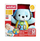 Winfun canta si invata cu catelusul blueberry, WINFUN