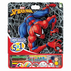 Spider man set pentru desen giga block 5 in 1 , AS