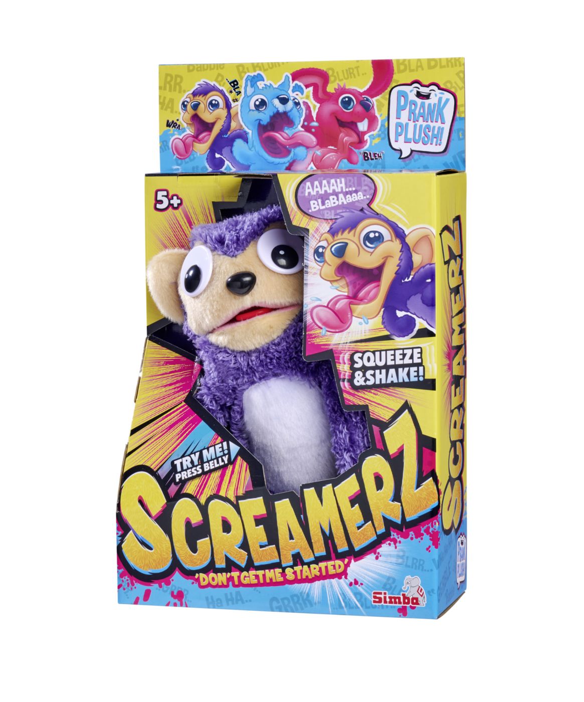 Simba screamerz jucarie plus maimutica violet, Simba