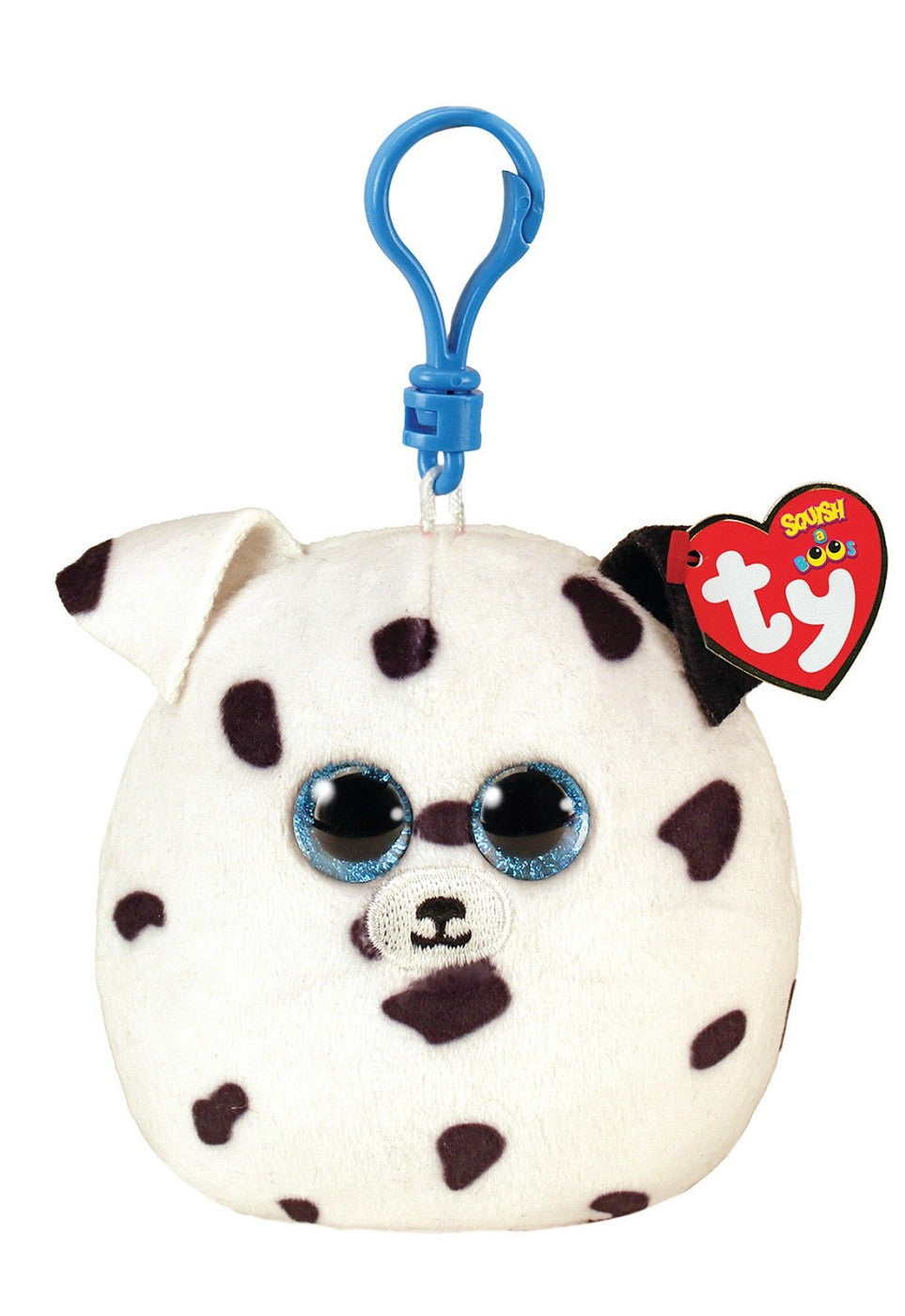 Plus breloc ty 8.5cm squishy beanies fetch catel dalmatian, TY