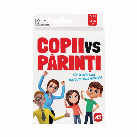 Joc de carti copii vs parinti