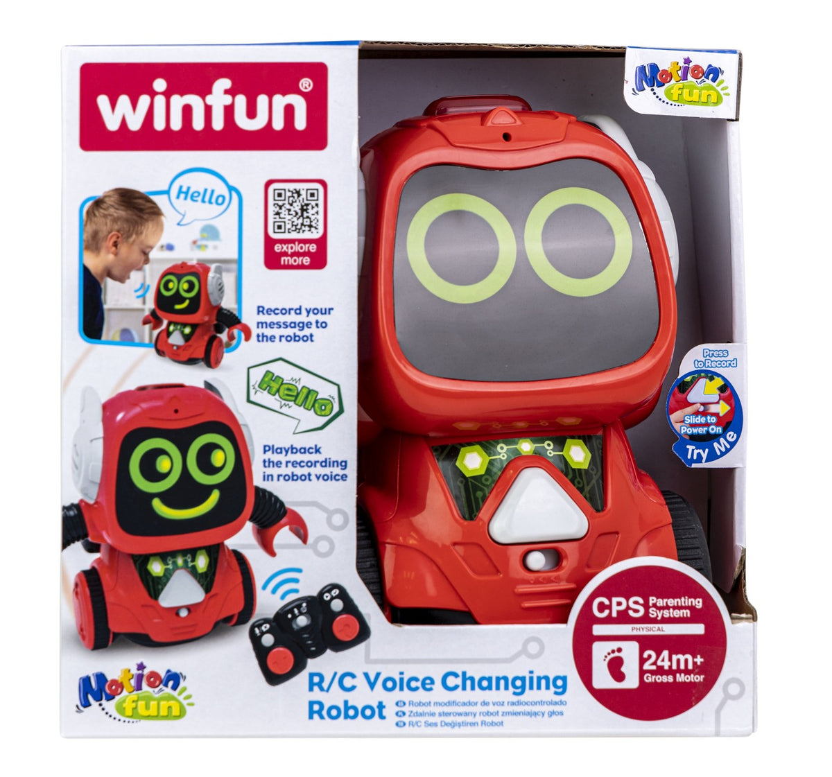 Winfun robotel interactiv, WINFUN