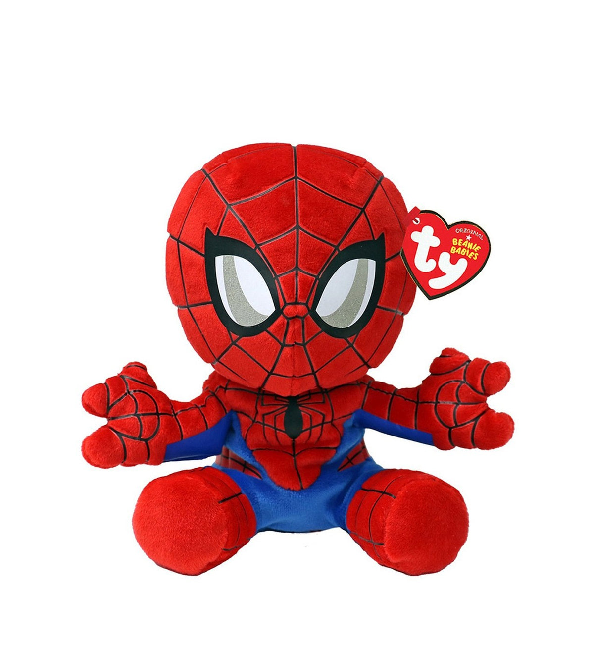 Plus ty 15cm beanie babies soft marvel spiderman , TY