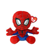 Plus ty 15cm beanie babies soft marvel spiderman , TY