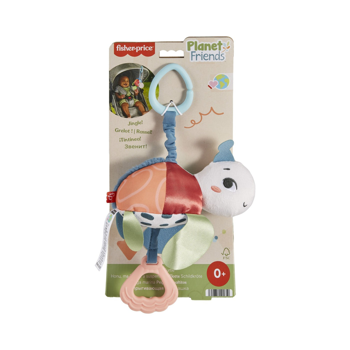 Fisher price planet friends jucarie de agatat broscuta testoasa, Mattel