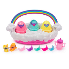 Hatchimals alive neon rainbow set cosulet de oua
