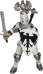 Papo figurina cavaler cu pene alb, Papo