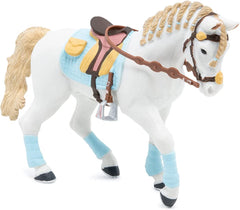 Papo figurina cal de echitatie bleu, Papo