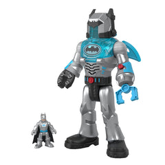 Fisher price imaginext dc super friends robot batman in costum gri 30cm, Mattel