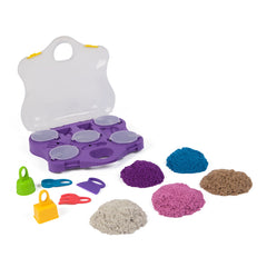Kinetic Sand set geanta pentru plaja variety case